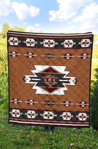 Native Temple Symbol Native American Premium Quilt LT10 - Wonder Print Shop