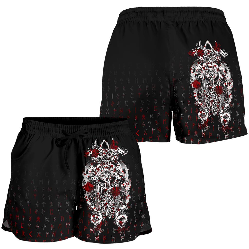 viking-tyr-tattoo-blood-all-over-print-womens-shorts