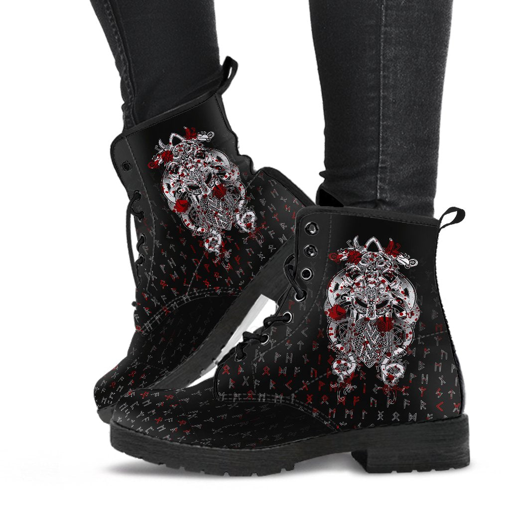 viking-tyr-tattoo-blood-leather-boots