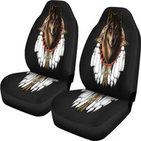 Wolf Dreamcatcher Native American Car Seat Cover LT10 - Wonder Print Shop