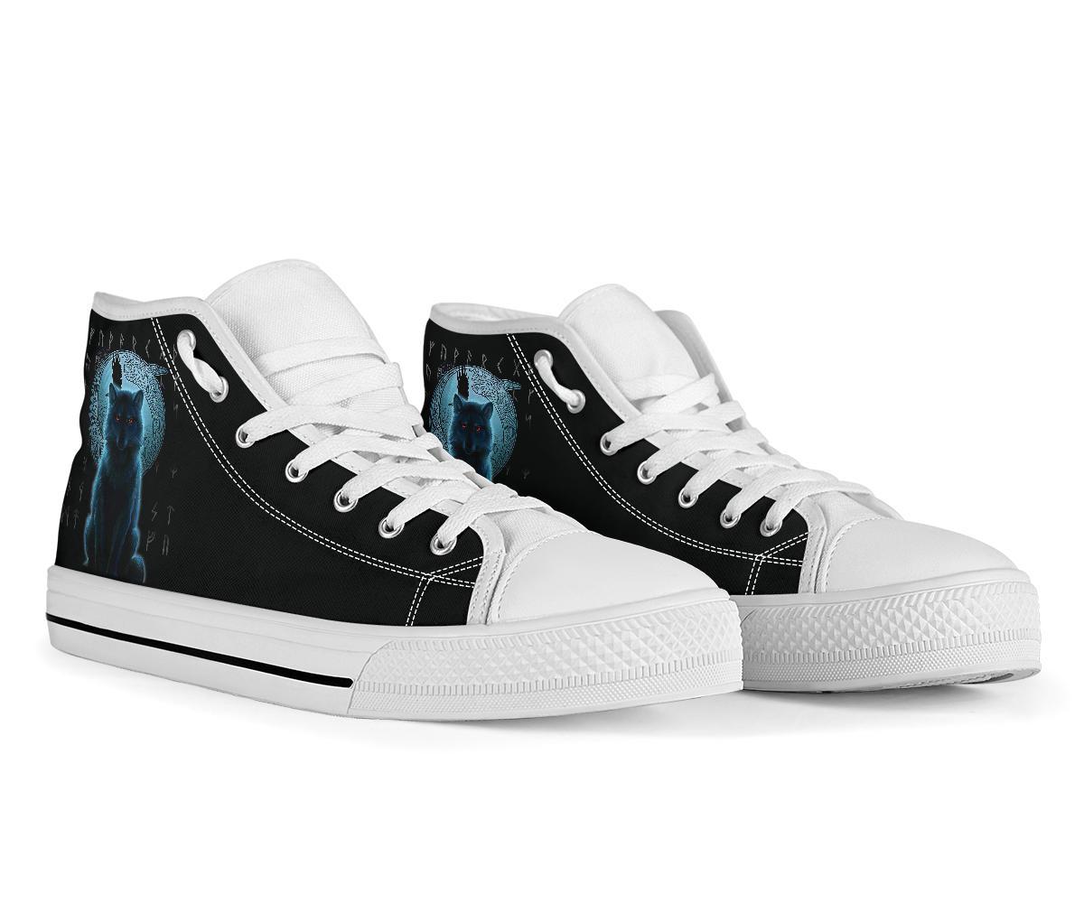 viking-high-top-shoes-fenrir-viking-wolf-and-moon