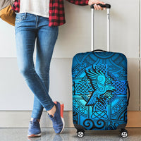 Viking Luggage Covers - Raven Odin Celtic Cyan RLT12 - Wonder Print Shop