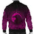 Viking Men's Bomber Jacket, Ethnic Odin Raven Pink RLT12 - Wonder Print Shop