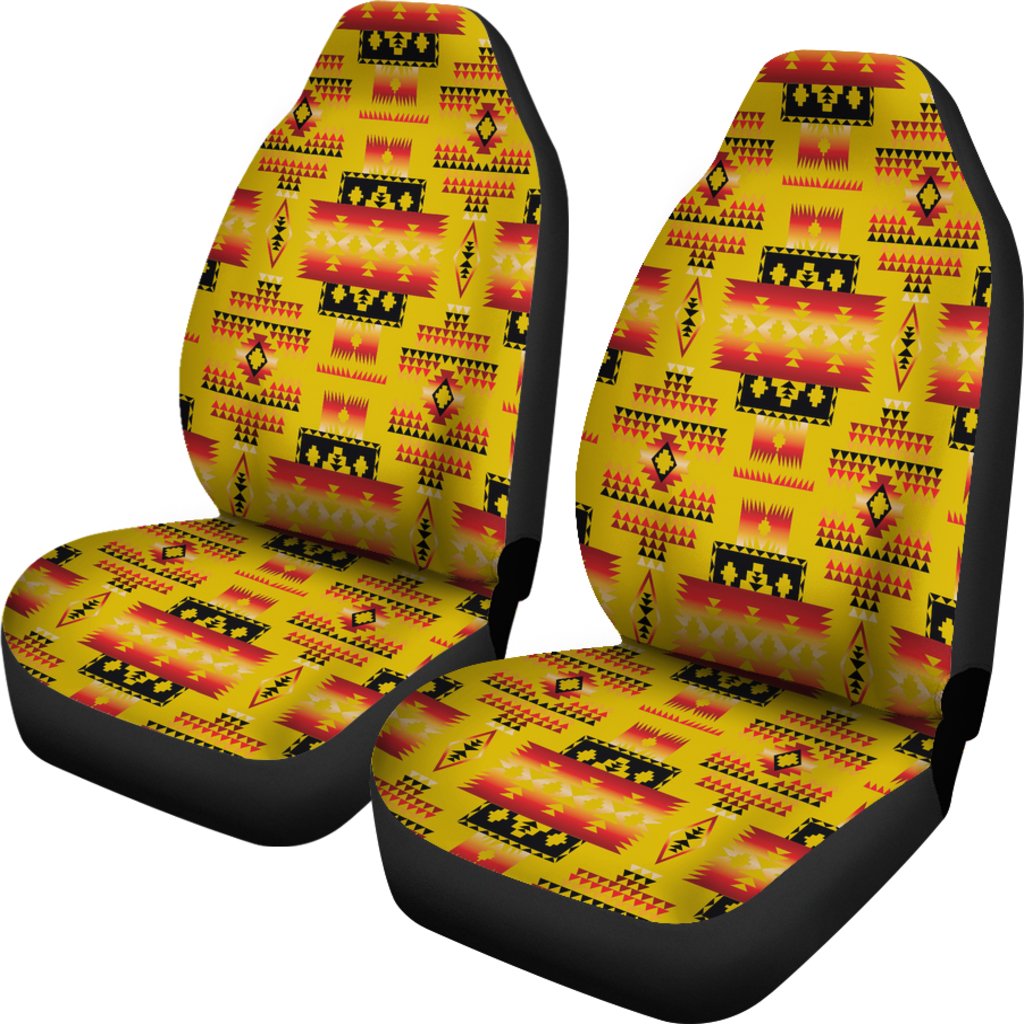Yellow Tribal Native American Car Seat Covers LT10 - Wonder Print Shop