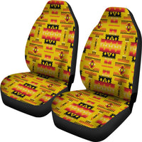 Yellow Tribal Native American Car Seat Covers LT10 - Wonder Print Shop