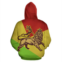 African Hoodie Ethiopian King Jah Lion Pullover - Wonder Print Shop