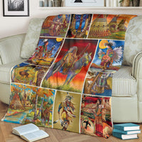 native-art-native-american-premium-blanket