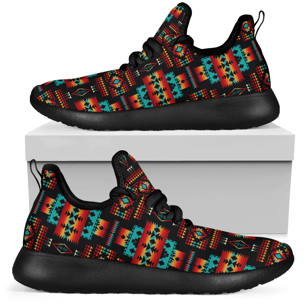 black-native-tribes-pattern-native-american-mesh-knit-sneakers