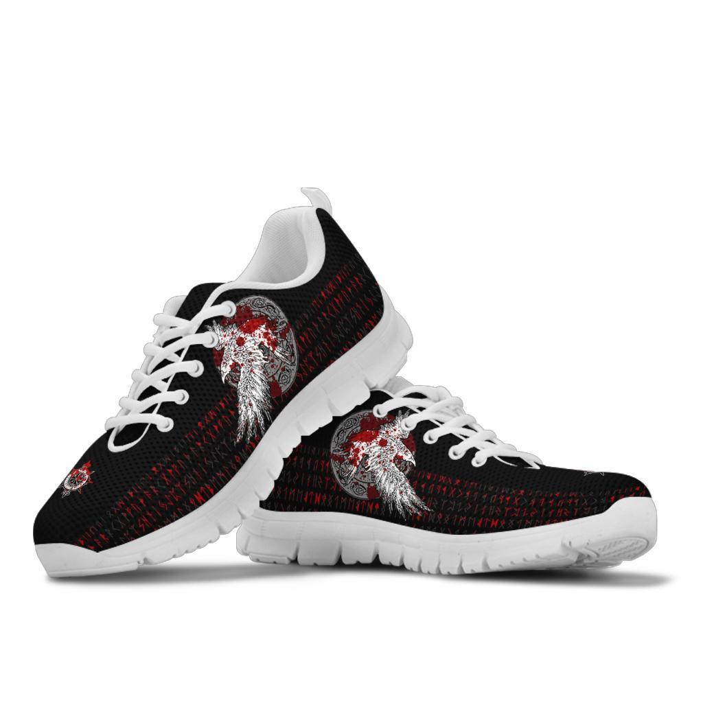 Viking Sneakers - Mystical Raven Tattoo Blood RLT12 - Wonder Print Shop