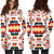 White Tribes Pattern Native American Hoodie Dress LT10 - Wonder Print Shop