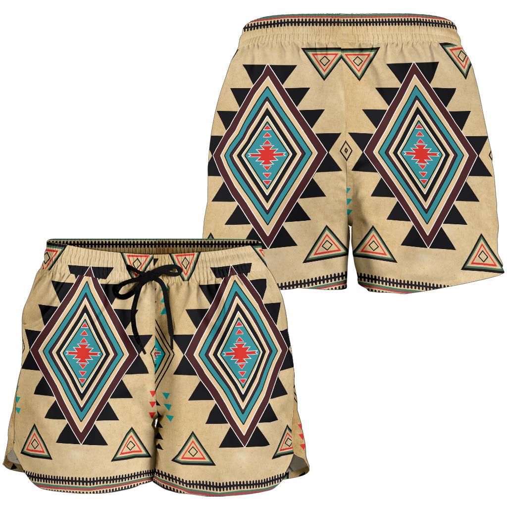 native-american-southwest-symbol-all-over-print-women-shorts
