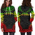 Cook Islands Women's Hoodie Dress - Polynesian Reggae Chief - Wonder Print Shop