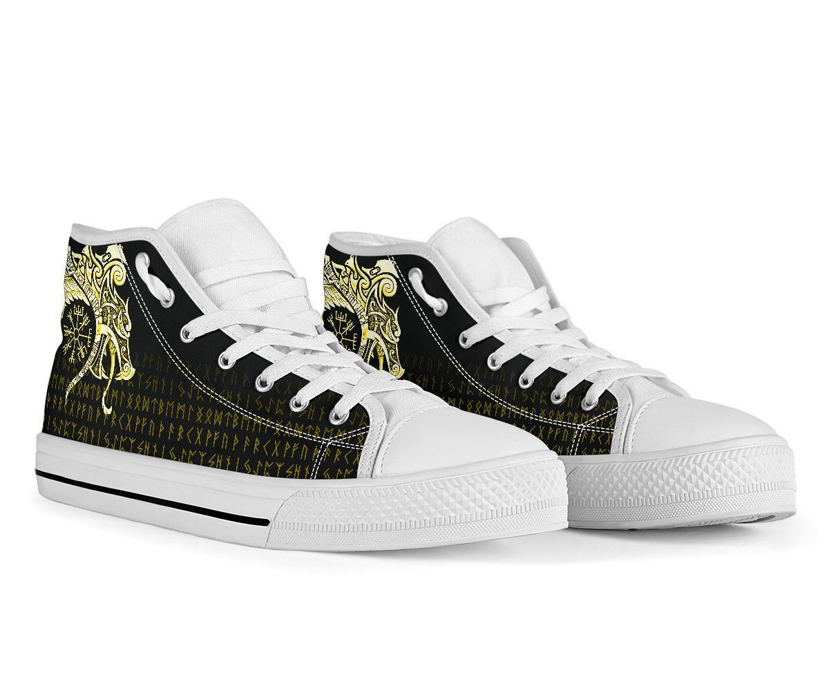 viking-high-top-shoes-fenrir-raven-and-vegvisir-tattoo-yellow