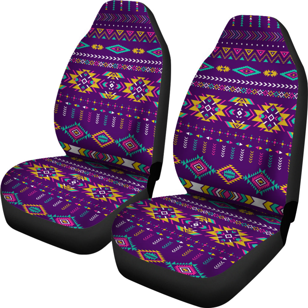 Light Purple Pattern Car Seat Covers LT10 - Wonder Print Shop