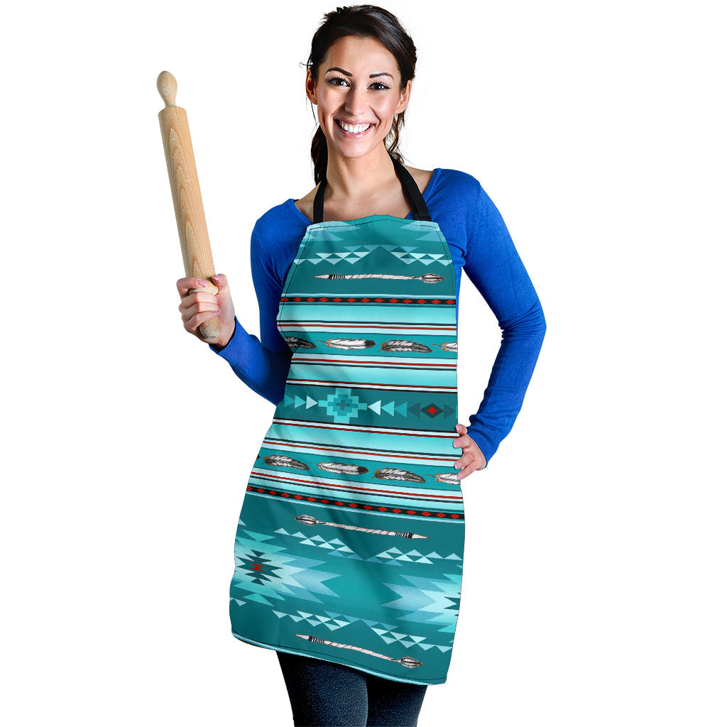 native-american-blue-light-pattern-apron