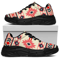 native-american-pink-and-navy-pattern-chunky-sneakers