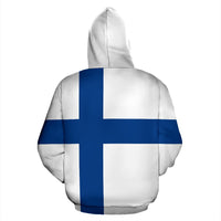 Finland Zip Hoodie Original Flag - Wonder Print Shop