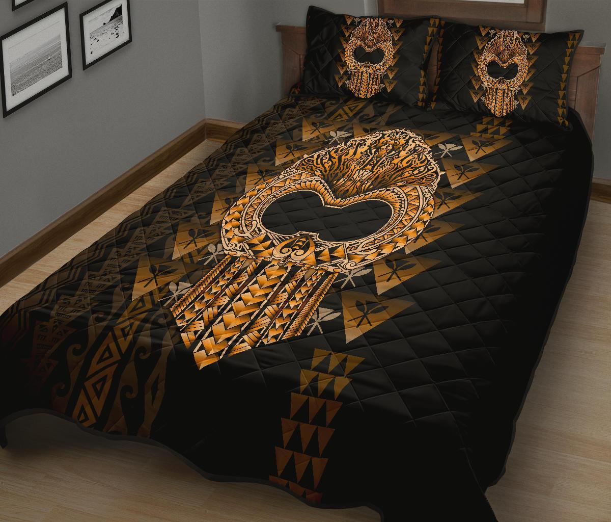 Hawaii Polynesian Quilt Bed Set - Ikaika Hawaiian - Wonder Print Shop