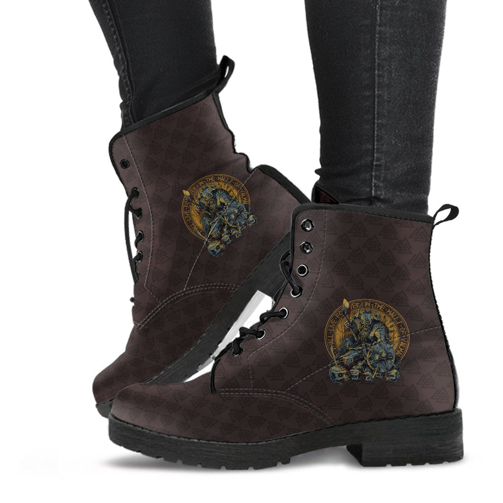 viking-leather-boots-warrior-viking-shield-skull
