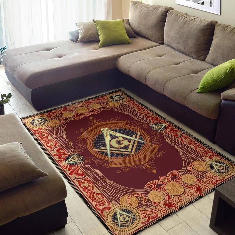 Wonder Print Shop Area Rug Freemason G1 Style LT10 - Wonder Print Shop