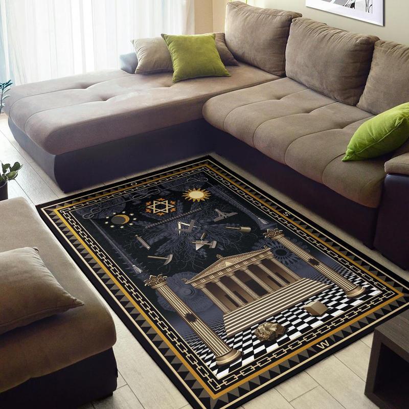 Wonder Print Shop Area Rug Freemason G3 Style LT10 - Wonder Print Shop