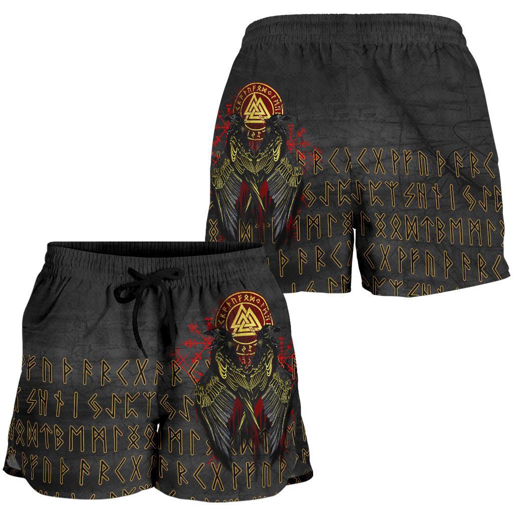 viking-womens-shorts-vikings-valknut-and-ravens-tattoo
