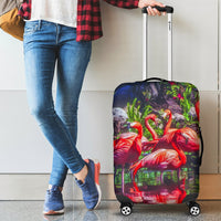 The Bahamas Luggage Covers Flamingo - Wonder Print Shop