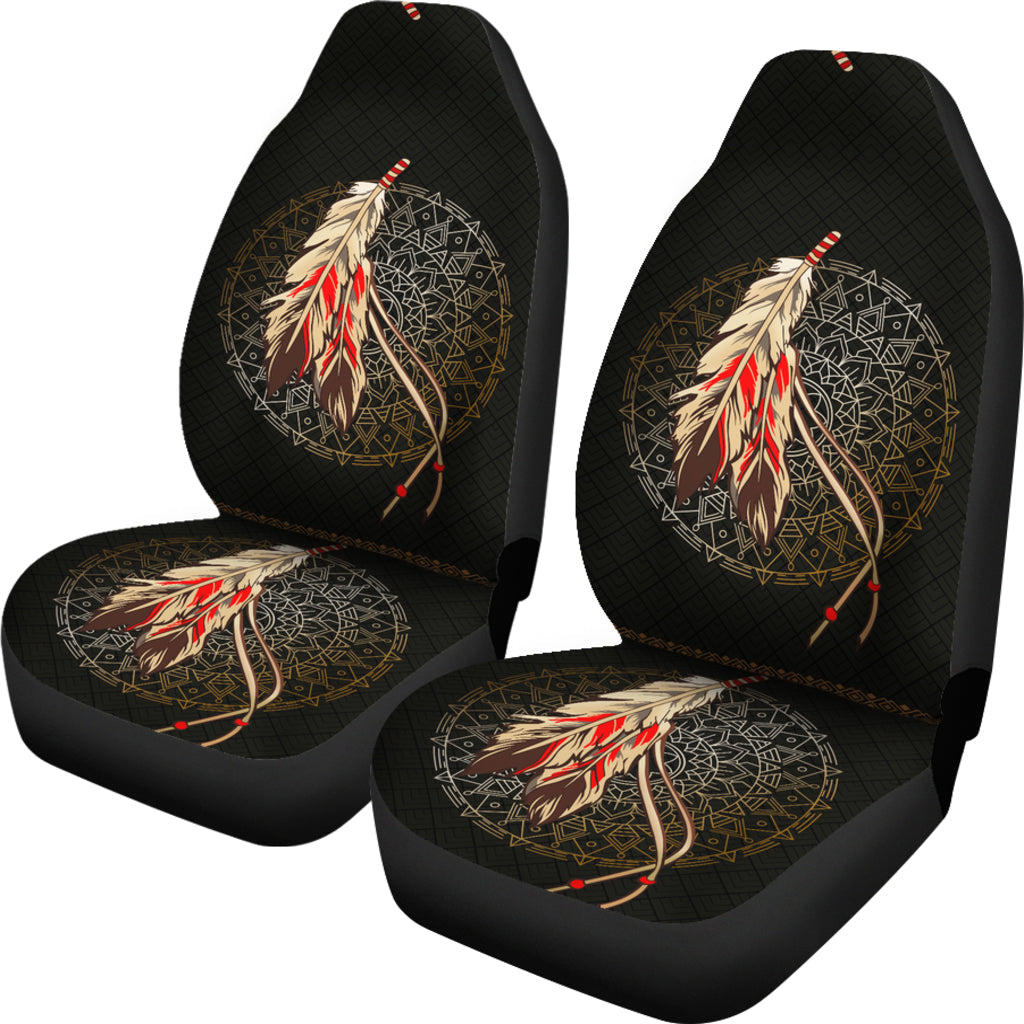 Feathers 3D Car Seat Covers LT10 - Wonder Print Shop