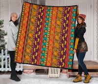 Native American Pattern Full Color Premium Quilt LT10 - Wonder Print Shop