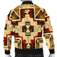 Tribal Yellow Arrow Native American Bomber Jacket LT10 - Wonder Print Shop