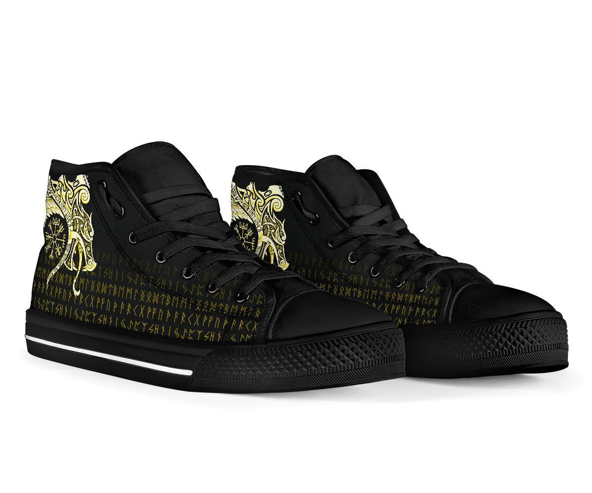 viking-high-top-shoes-fenrir-raven-and-vegvisir-tattoo-yellow