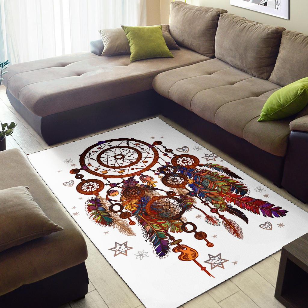 Dreamcatcher Native American Pride Area Rug LT10 - Wonder Print Shop