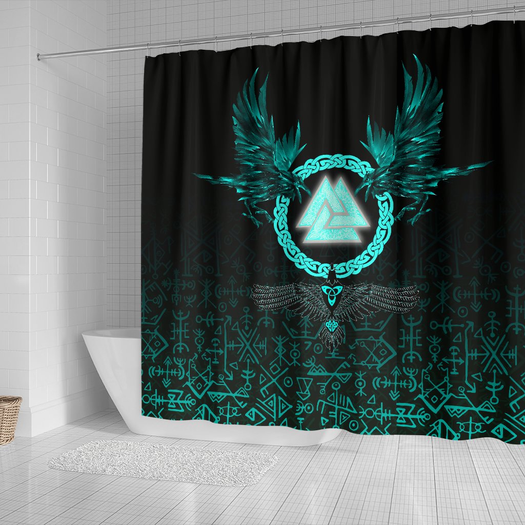viking-shower-curtain-three-raven-and-valknut-cyan