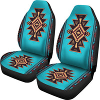 Brown Western Car Seat Cover LT10 - Wonder Print Shop