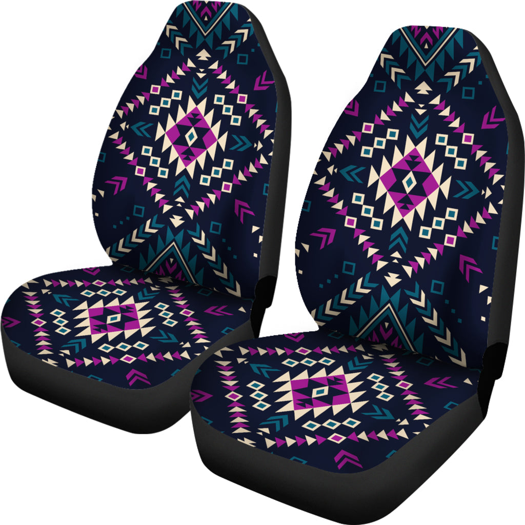 Dark Color Pattern Car Seat Covers LT10 - Wonder Print Shop