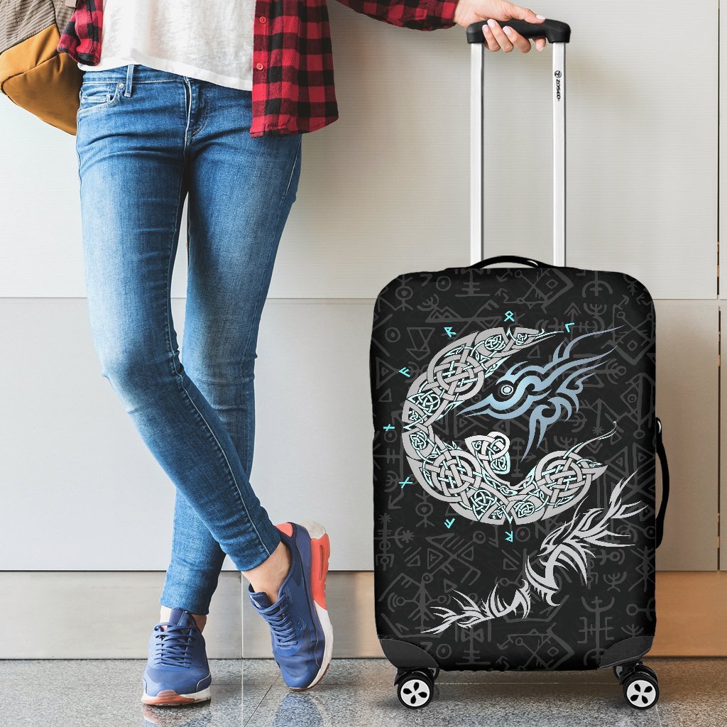 Viking Fenrir Wolf Luggage Covers RLT12 - Wonder Print Shop
