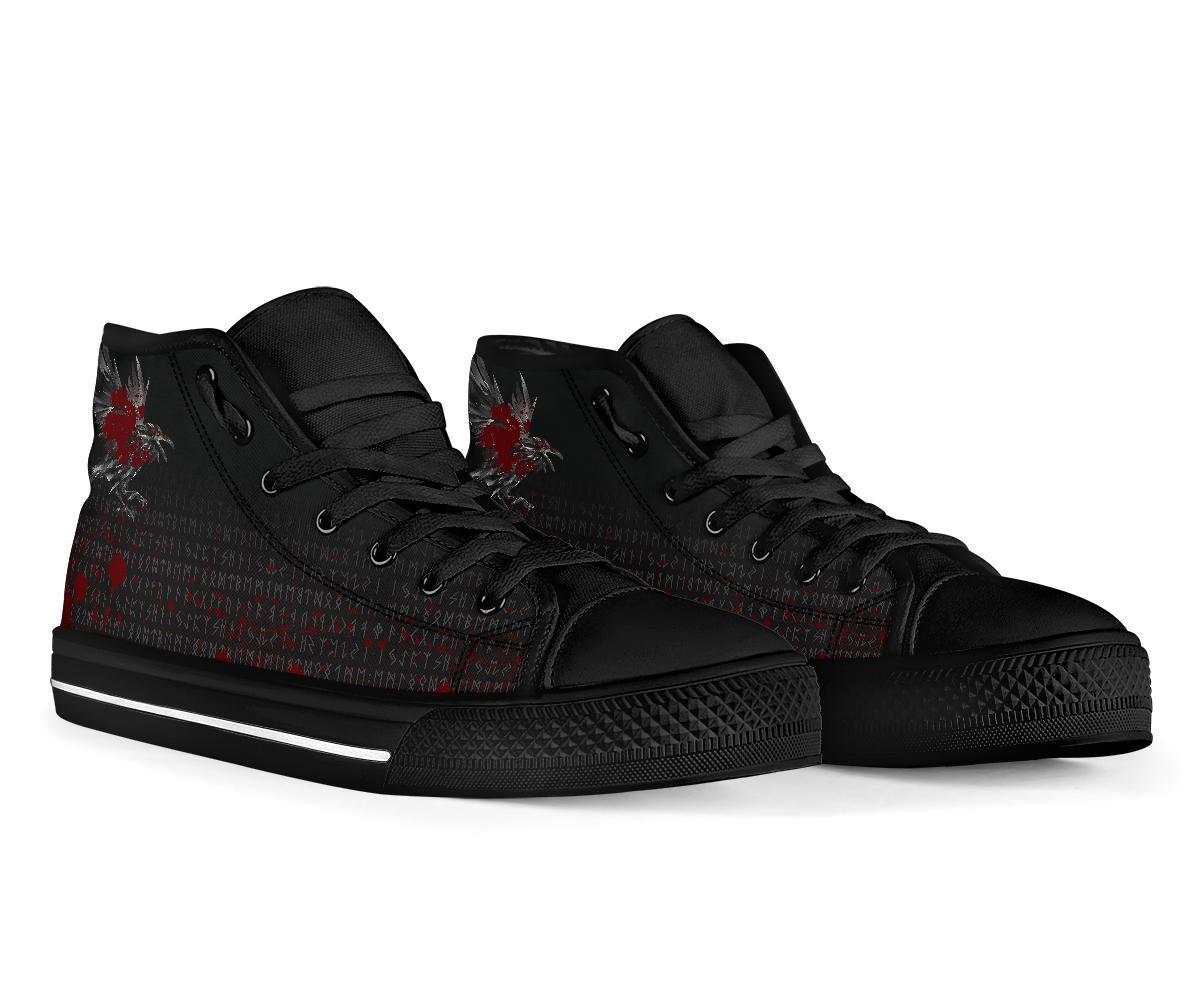 viking-high-top-shoes-the-raven-of-odin-rune-blood