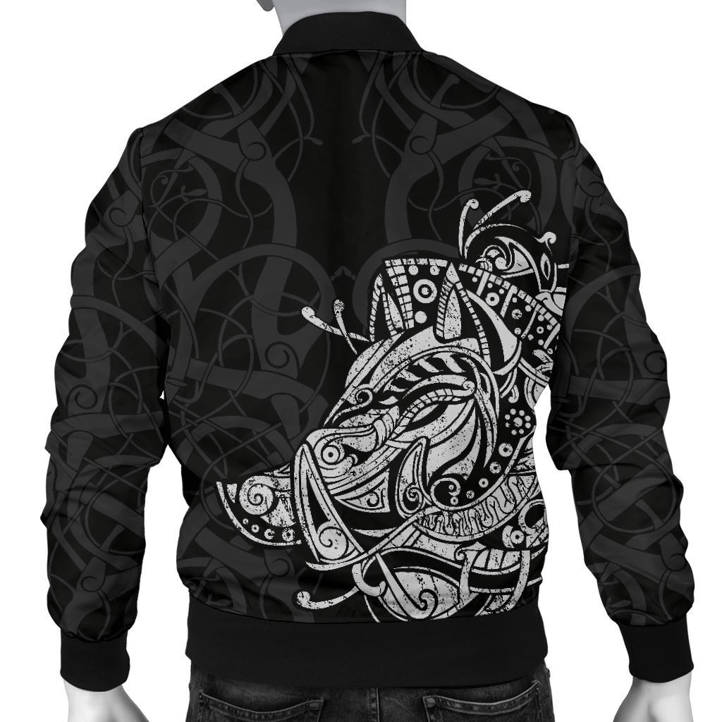 Viking Boar Men's Bomber Jacket RLT12 - Wonder Print Shop