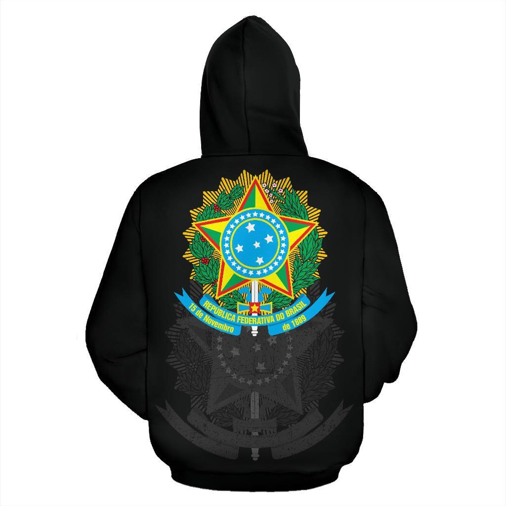 Brazil Zipper Hoodie - Wonder Print Shop
