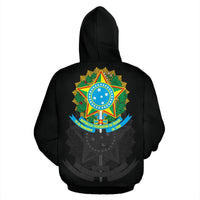 Brazil Zipper Hoodie - Wonder Print Shop