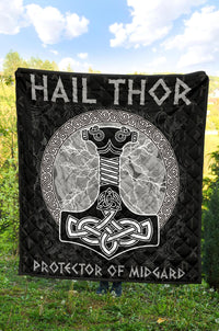 Viking Thor's Hammer Mjollnir Premium Quilt RLT12 - Wonder Print Shop