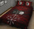 Viking Quilt Bed Set Raven Of Odin and Symbol Viking On Blood Background RLT12 - Wonder Print Shop