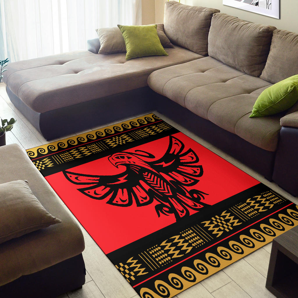 Red Phoenix Native American Area Rug LT10 - Wonder Print Shop