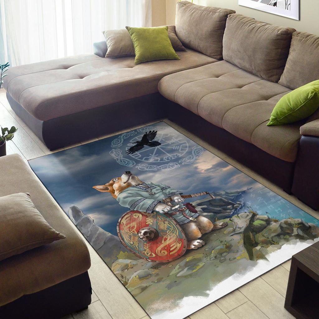 Viking Area Rug, Corgi RLT12 - Wonder Print Shop