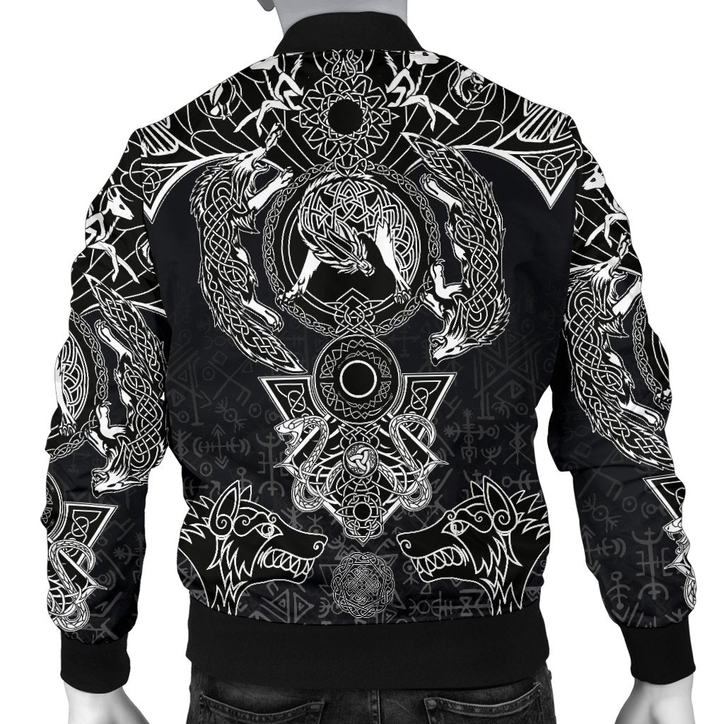 Viking Bomber Jacket Fenrir and Skoll and Hati RLT12 - Wonder Print Shop
