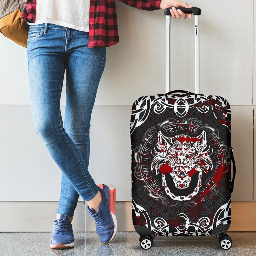 Viking Luggage Covers - Fenrir Viking Blood 3D RLT12 - Wonder Print Shop