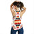 White Tribes Pattern Native American Women Racerback Tank LT10 - Wonder Print Shop
