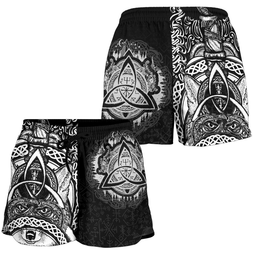 viking-womens-shorts-dragon-celtic