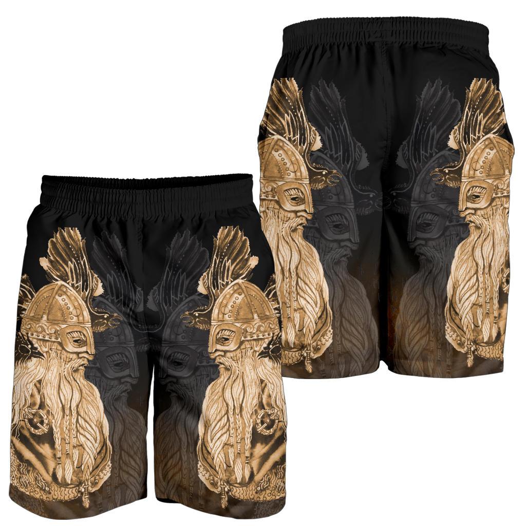 viking-all-over-print-mens-shorts-odin-raven-viking-gold