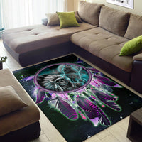 Skull Chief Dream Catcher Area Rug LT10 - Wonder Print Shop